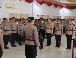 Kapolres Murung Raya Pimpin Sertijab Kasat Intelkam dan Kapolsek Tanah Siang Selatan