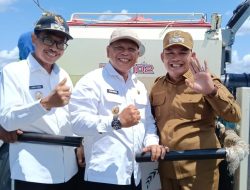 Wabup Mura Hadiri Kegiatan Panen Raya Padi Se Kalimantan Tengah