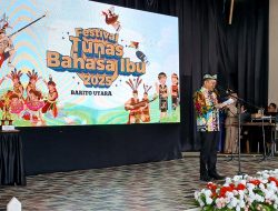Ratusan Pelajar Barito Utara Perangi Punahnya Bahasa Daerah di Festival Tunas Bahasa Ibu 2025